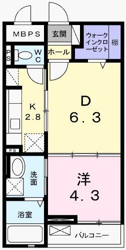 フラッツ・アイIIIの間取り写真
