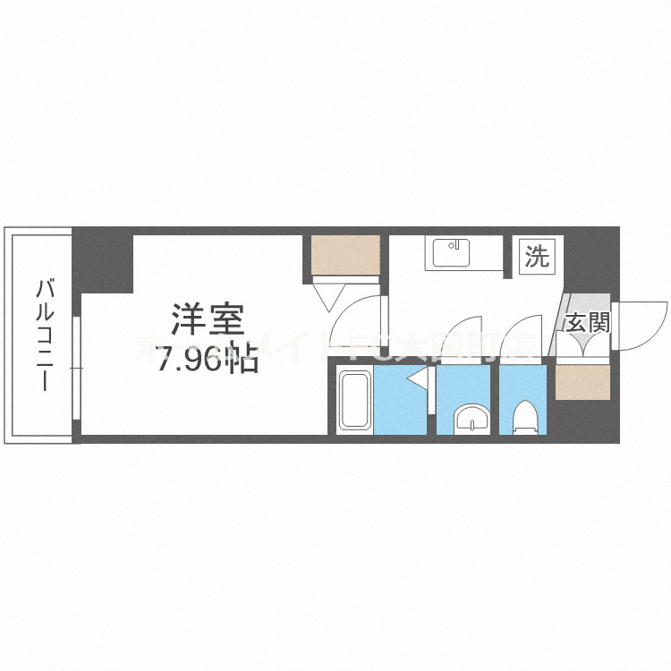 ラヴィータ難波元町の間取り写真