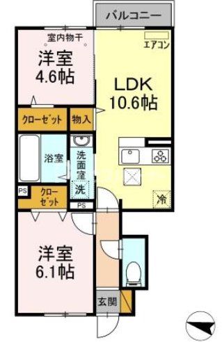 アレグリアの間取り写真