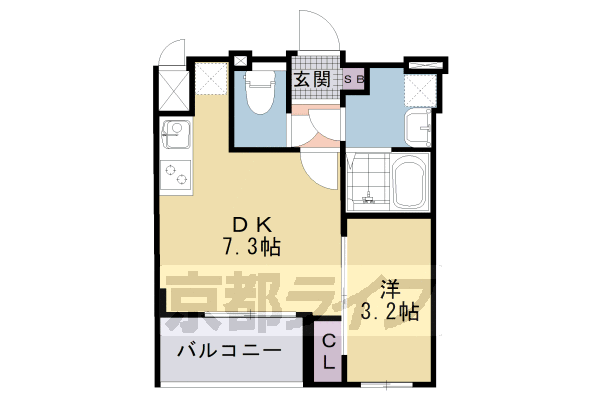 ソルテラスTHEKYOTO東寺の間取り写真