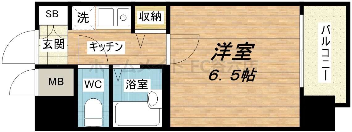 ディナスティ清水谷の間取り写真