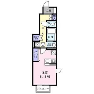 ＪＲ仙石線 榴ケ岡駅 徒歩13分 2階建 築8年の間取り写真