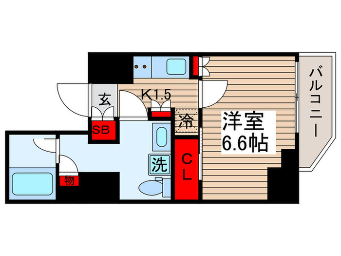 グランドルチェ門前仲町の間取り写真