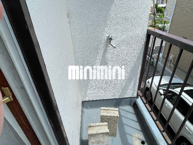 バルコニー　洗濯機置けます