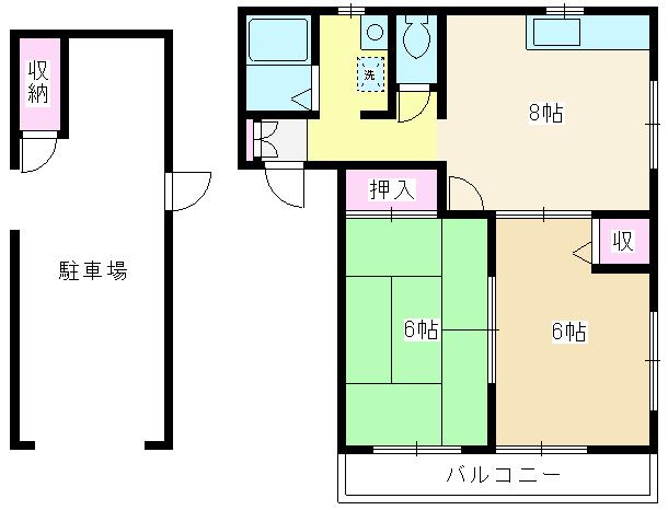 朝霞市本町のアパートの間取り