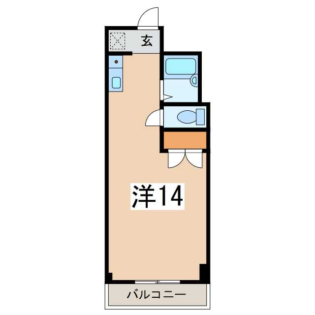 こがい日新ハイムの間取り