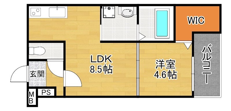 シャルム　ド　グレイスの間取り