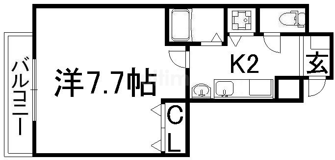 サムティ京都駅前の間取り