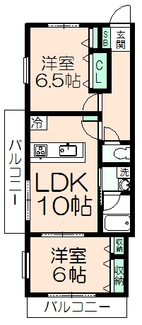 ヴィクトワール高幡不動の間取り