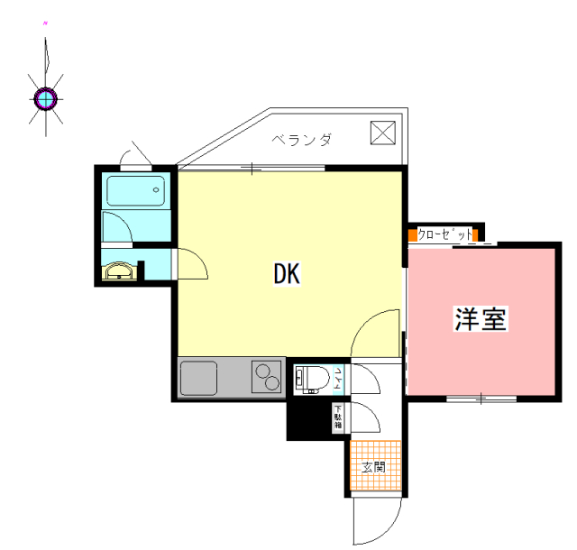 ヴィラフェニックス岡崎海岸の間取り