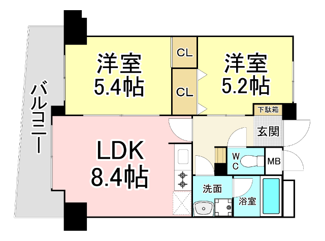 オールセインツの間取り