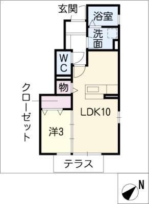 ローズコート亀が洞の間取り