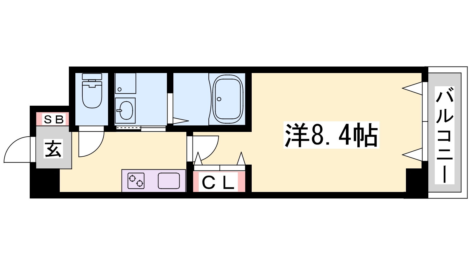 ビエラコート須磨の間取り