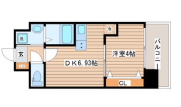 アルティザ仙台花京院の間取り