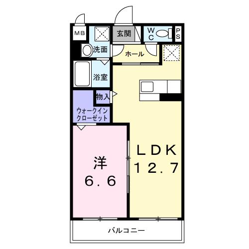 仮称；北栄３丁目マンションの間取り