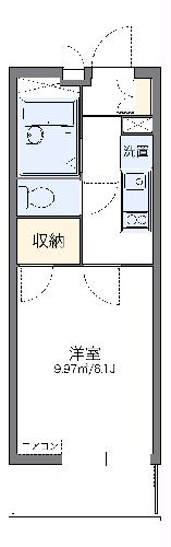 レオパレス久後崎の間取り