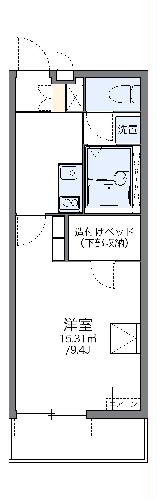 レオパレスさくらIIの間取り