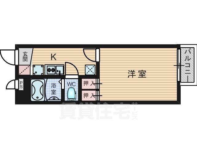 レオパレス観月の間取り