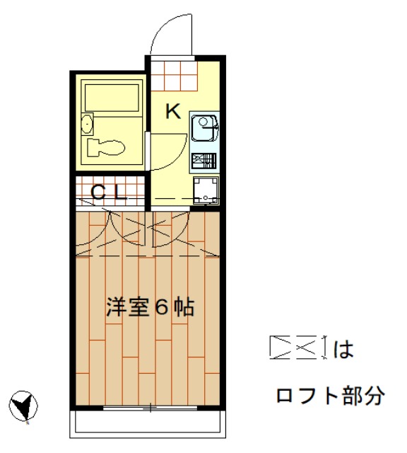 ガーデンヒルズ新倉Aの間取り