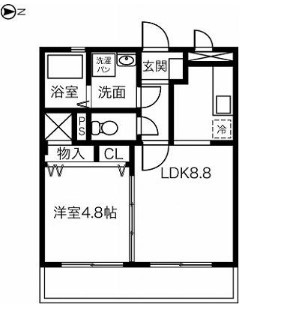 メゾン・ドゥ・Iの間取り