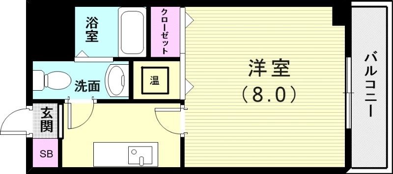 ニューバーリヤ学院坂の間取り