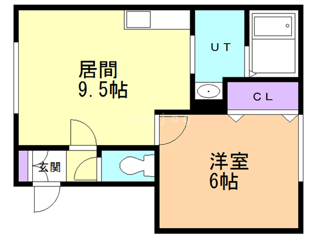 クリオ岡山Ａの間取り