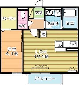 セジュール横代の間取り