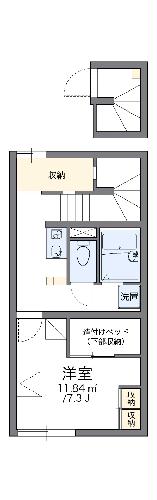 レオパレスアークスペランザの間取り