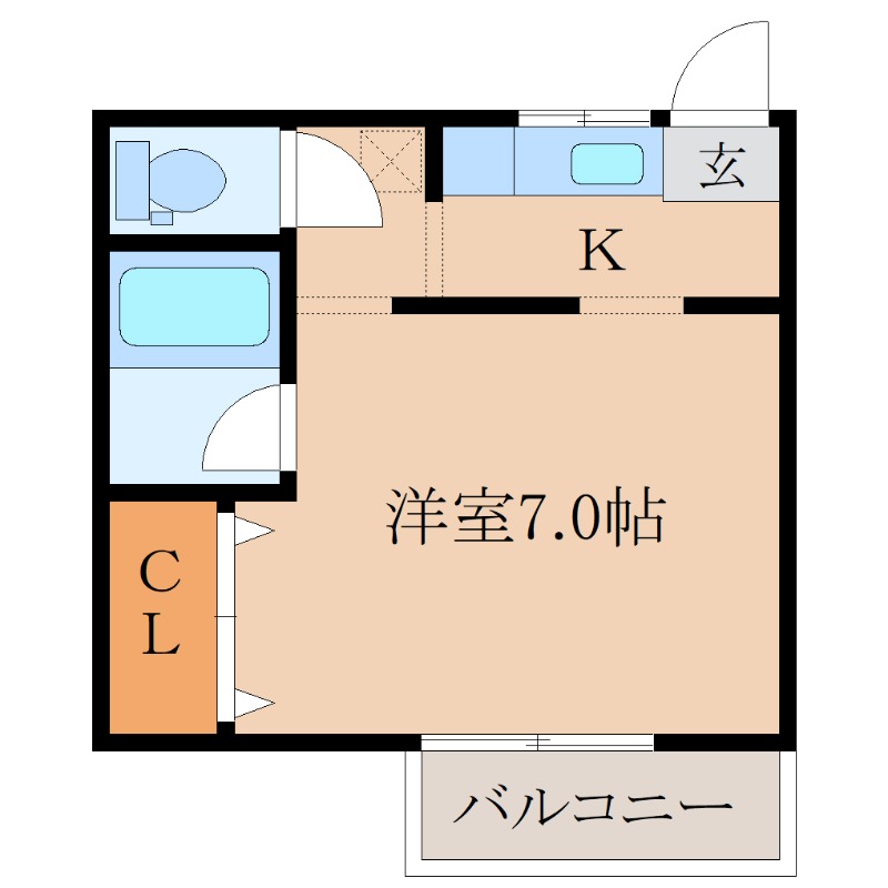 コーポマルモトの間取り