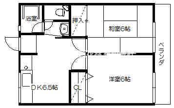 シティハイムロイヤルの間取り