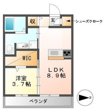 サン・アルティア西川手の間取り