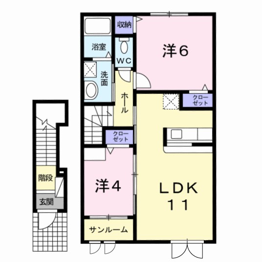 カステールIの間取り