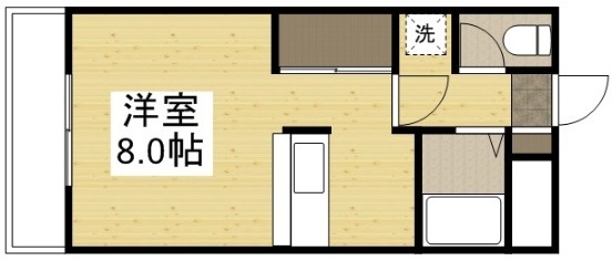 倉敷市笹沖のマンションの間取り