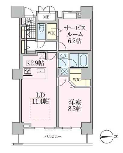 ロイヤルパークスタワー南千住の間取り