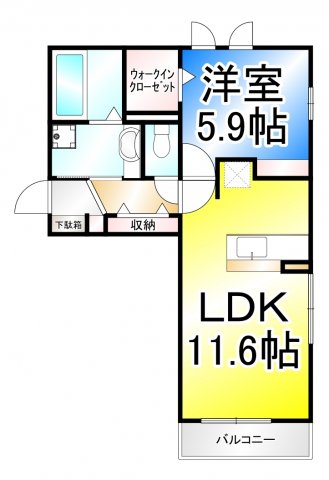 チャス　レジデンス　IIの間取り