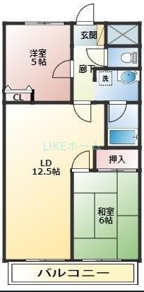 さつきマンションの間取り