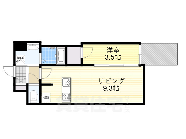 【プレサンス堺筋本町ディスティニーの間取り】