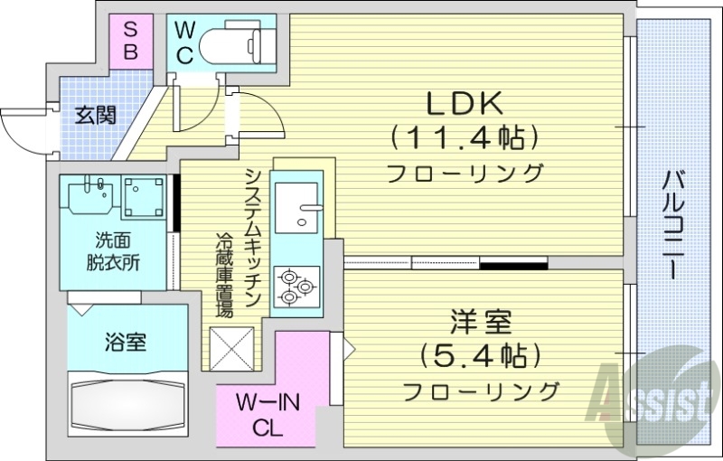 サブレの間取り