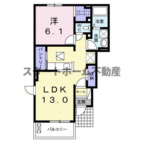 パストラーレＡ101の間取り