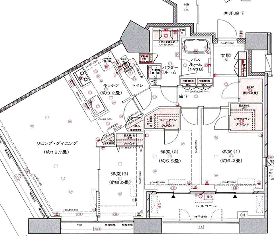 アイタワーの間取り