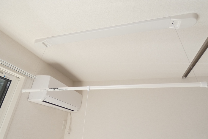 その他　室内物干し付きです