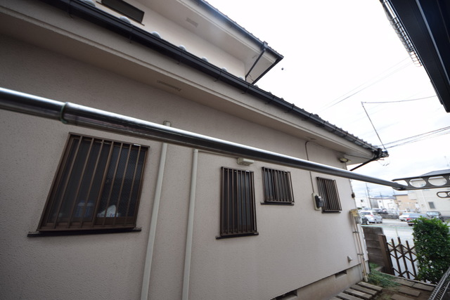 バルコニー　～今日は朝からお洗濯～