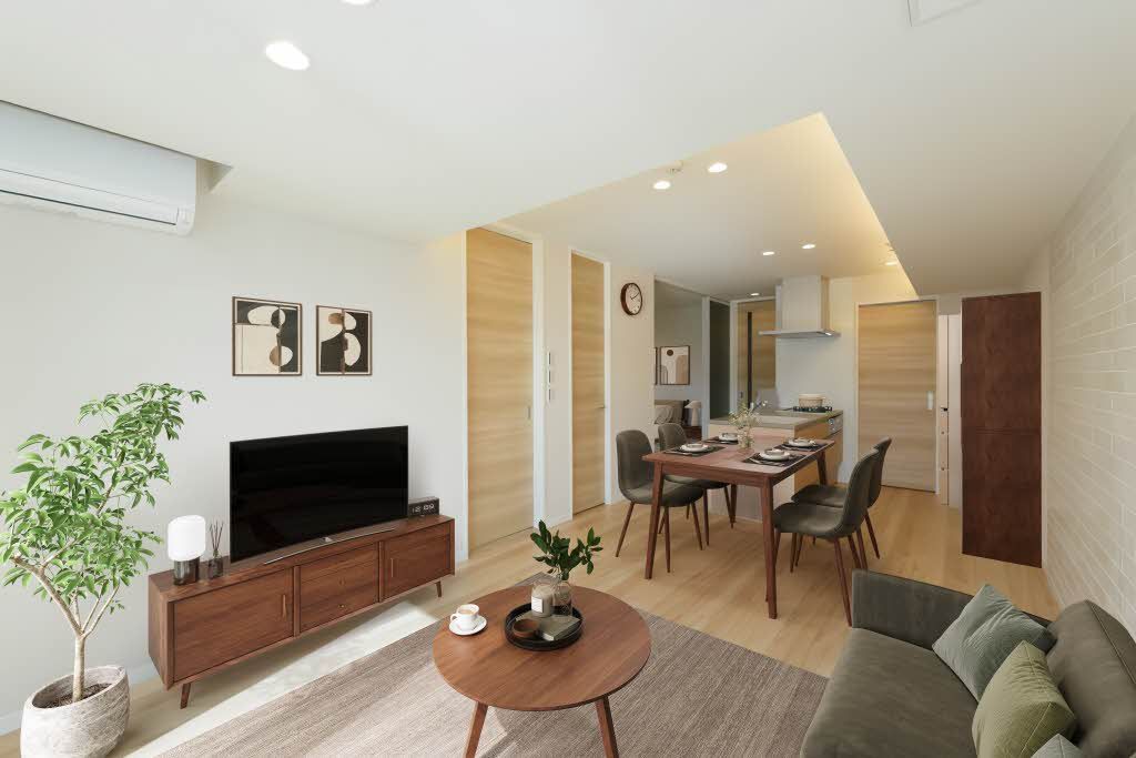 居室・リビング　ＬＤＫ　独りでも、友人とでも、夫婦でも、みんなが、楽しくゆ…