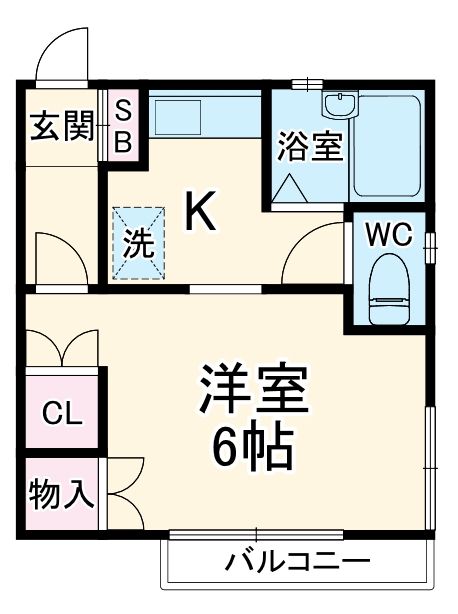 YSハイツの間取り写真