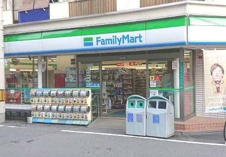 コンビニ　ファミリーマート 淀川図書館前店（コンビニ）まで368m