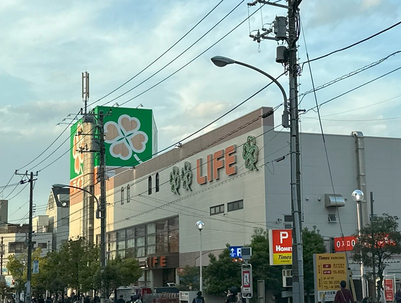 スーパー　ライフ深川猿江店（スーパー）まで489m