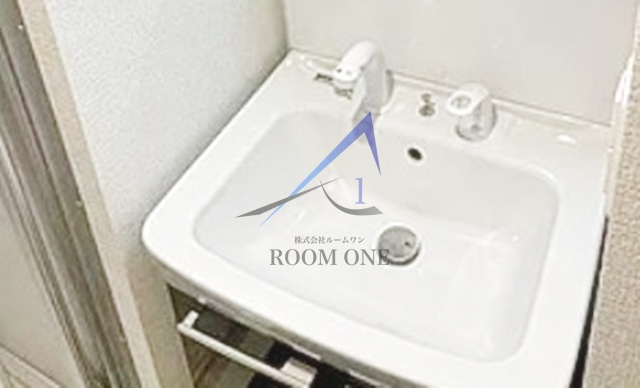 洗面設備　洗面台です。