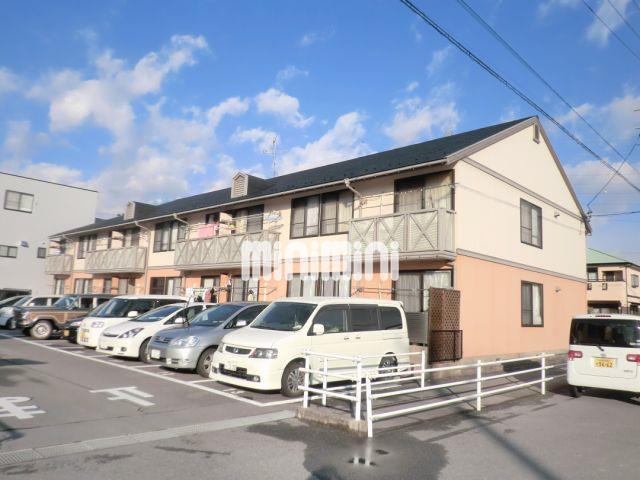 建物外観　ツートンカラーのお洒落な外観