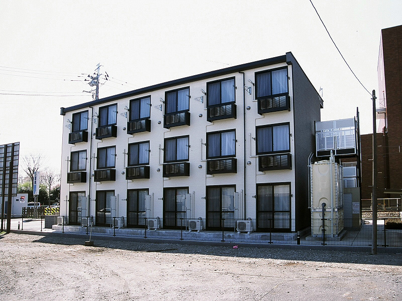 建物外観　嬉しい家具家電付きのお部屋です。
