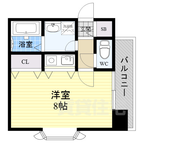C-WINGの間取り写真